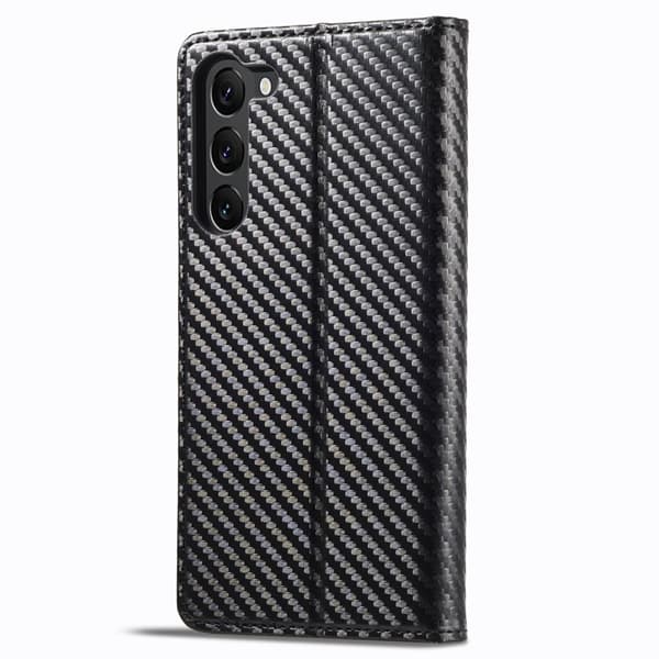 LC.IMEEKE Samsung Galaxy S24 Plånboksfodral TPU+Konstläder - Vit