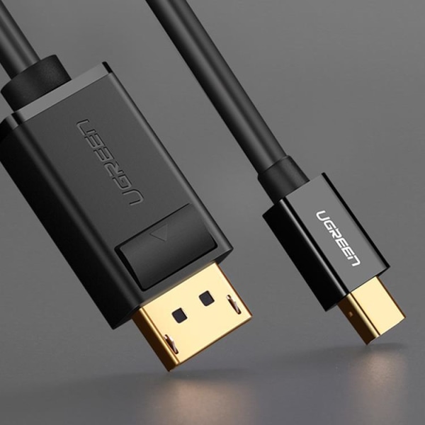 Ugreen DisplayPort Till Mini DisplayPort Kabel 1.5m - Svart
