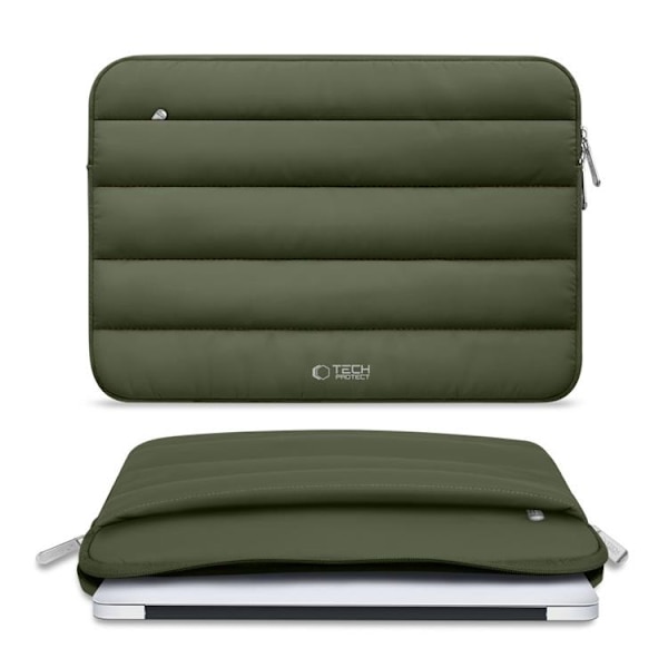 Tech-Protect Datorfodral 13"-14" Fluffy - Army Grön Grön