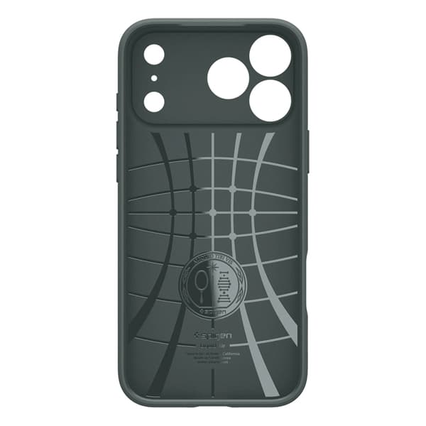 Spigen telefontaske til iPhone 17 Pro Max Liquid Air - Abyss Green Grön