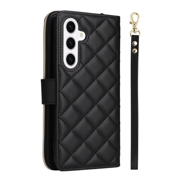Plånboksfodral för Samsung Galaxy S26 Plus Konstläder - Svart