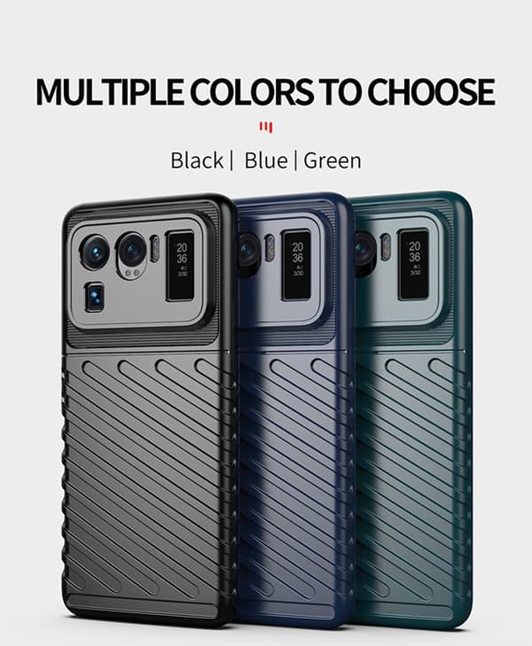 Xiaomi Mi 11 Ultra Cover Thunder Twill - Sort Svart