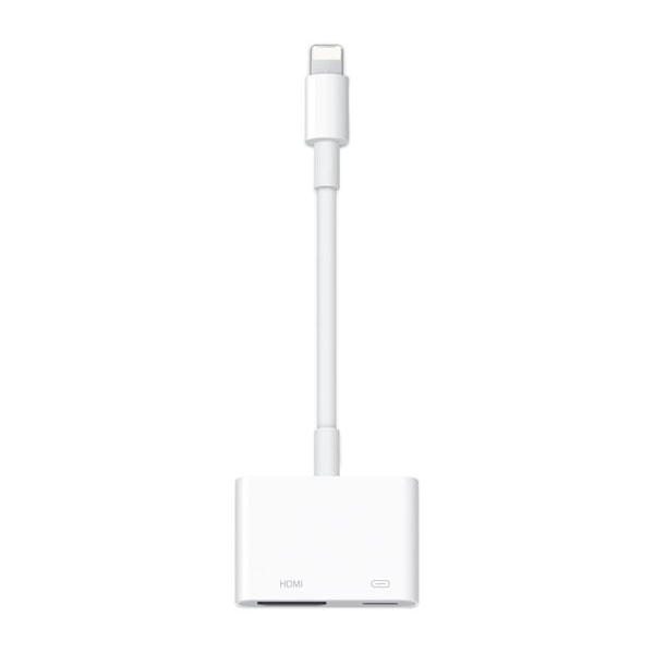 Lightning till HDMI Adapter 5V, 1A - Vit