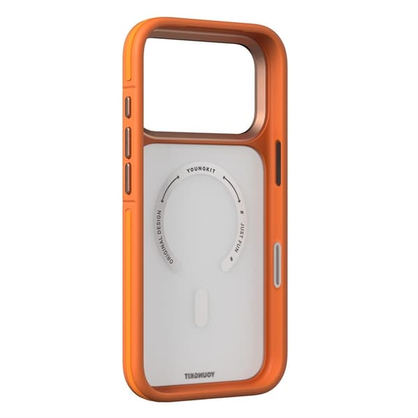 YOUNGKIT Mobilskal till iPhone 17 Pro MagSafe Skin-Touch Matte - Orange