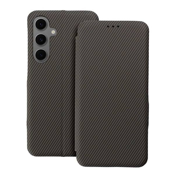 Galaxy S25 Plus Plånboksfodral Folio Side Magnet - Brun Brun