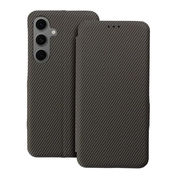 Galaxy S25 Plus Pung Taske Folio Sidemagnet - Brun Brun