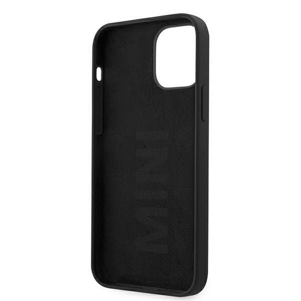 MINI Silicone Tone On Tone Cover iPhone 12 Pro Max - Sort Black