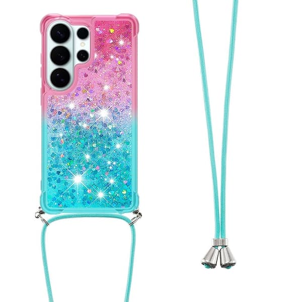 Mobilskal till Samsung Galaxy S26 Ultra Gradient Quicksand TPU - Rosa/Ljusblå