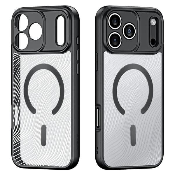 DUX DUCIS Aimo Series Mobilskal till iPhone 17 Pro TPU + PC - Svart