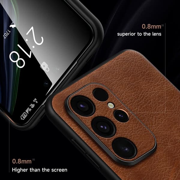 SULADA Magnetic Series Mobilskal till Galaxy S24 Shockproof Brun
