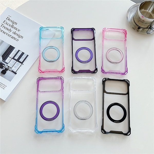 Mobilskal till iPhone 17 Pro MagSafe Ring Kickstand - Lila Lila