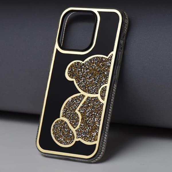 Mobilskal till iPhone 11 Teddy Bear - Guld Guld