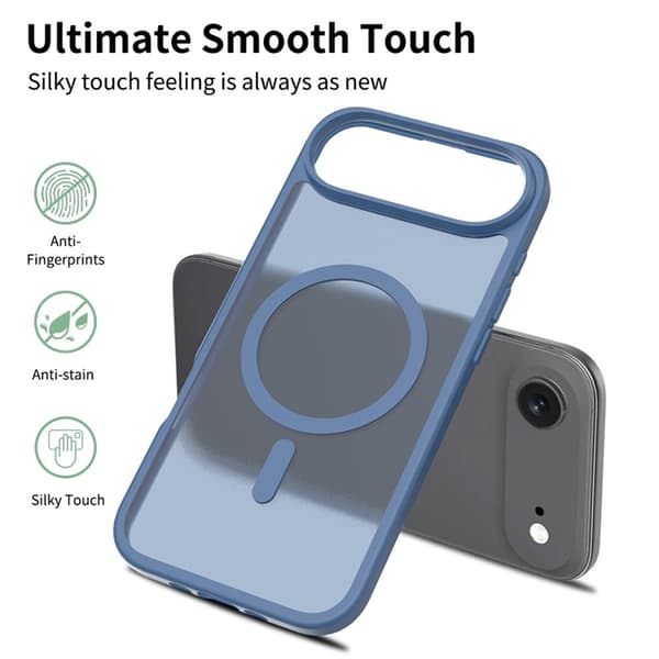 Mobilskal till iPhone Air MagSafe Acrylic Skin Touch - Blå Blå