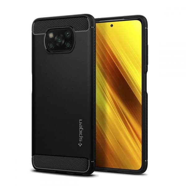 Spigen Rugged Armor Cover Xiaomi Poco X3 / X3 Pro / X3 NFC - Mat Black