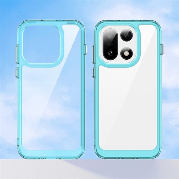 Mobilskal till OnePlus 15 5G TPU + Acrylic Protective - Blå Transparent