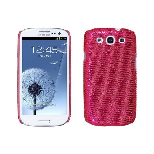 Sparkle Baksideskal tillSamsung Galaxy S3 i9300 (Magenta)