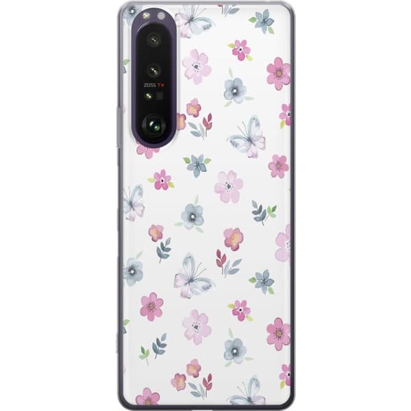 Mobilcover til Sony Xperia 1 III med Blomster og sommerfugle