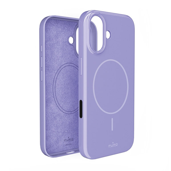 Puro Mobilskal till iPhone 17 Magsafe Polycarbonate Pulse - Rosa