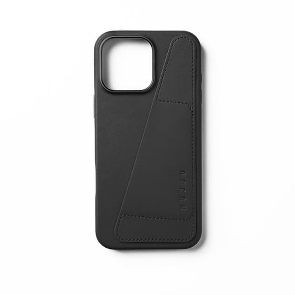 Mujjo Mobilskal till iPhone 16 Pro Max MagSafe Korthållare - Svart Black