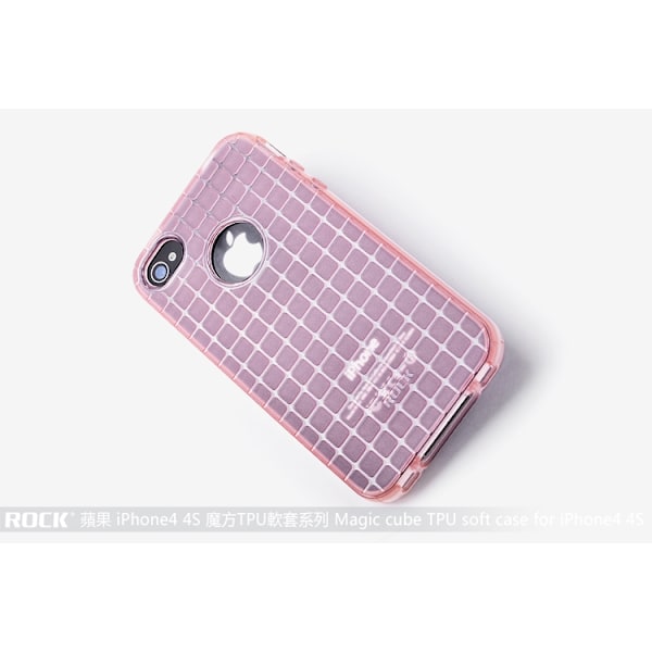 Rock Flexicase skydd till Apple iPhone 4 och 4S (Rosa) Rosa