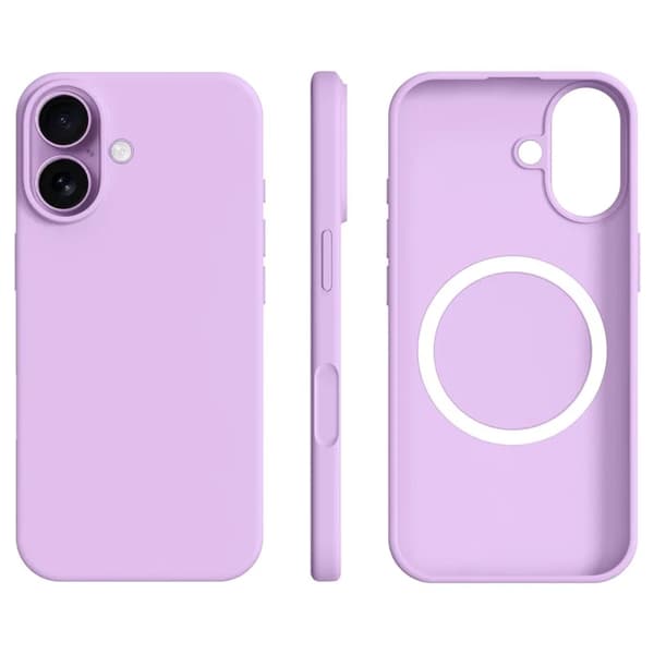 Mobilskal till iPhone 17 MagSafe Ultra Thin Silicone - Dreamy Lila Lila