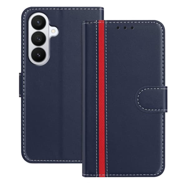 Plånboksfodral för Samsung Galaxy S26 Magnetiskt Konstläder - Blå