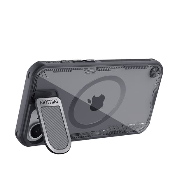 Nillkin Telefontaske til iPhone 16e MagSafe Iceblade Prop - Sort Svart