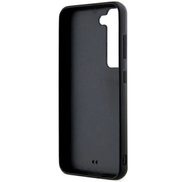 Karl Lagerfeld Galaxy S23 Mobilskal 3D Rubber Glitter Logo Svart