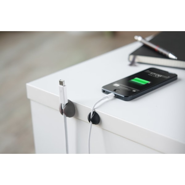 Bluelounge CableDrop Mini, Självhäftande hållare för sladdar, 9-