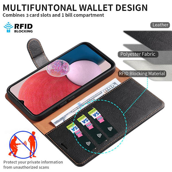 Plånboksfodral för Samsung Galaxy S26 Plus Magnetiskt RFID - Rosa