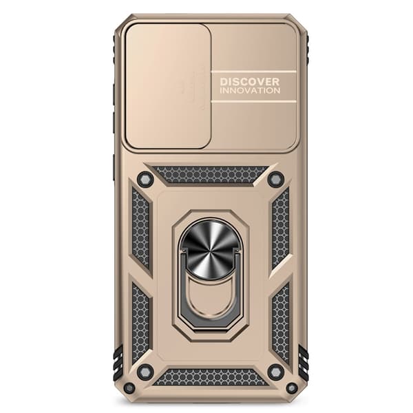 Mobilskal till Galaxy A36/A56 Kickstand PC + TPU - Guld Guld