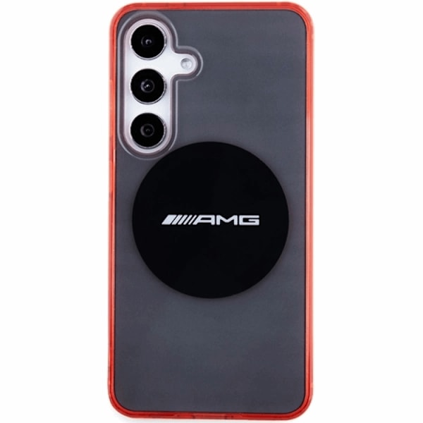 AMG Galaxy S24 Mobilskal MagSafe Transparent Bicolor - Svart Svart