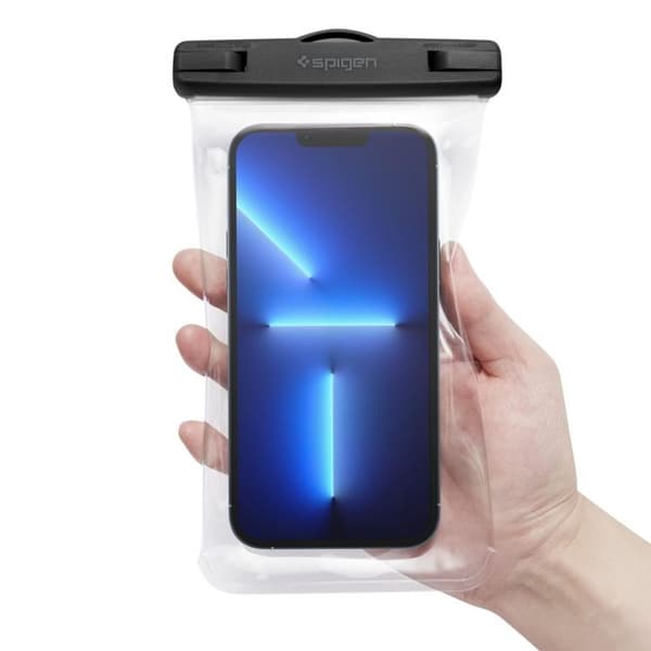 Spigen Universala Vattentät Mobilväskor A601 - Crystal Clear Transparent