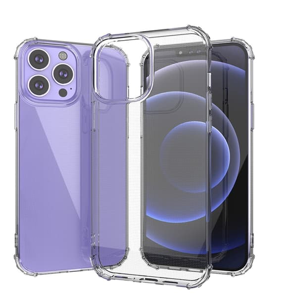Mjukt Shockproof Skal iPhone 13 Pro - Clear Transparent