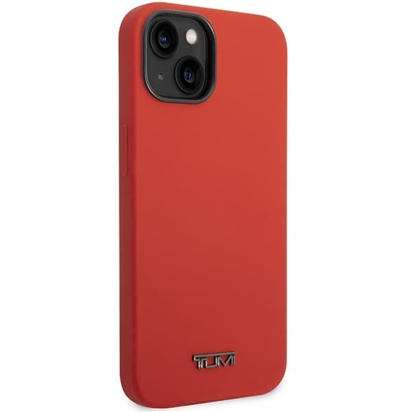 Tumi Telefontaske til iPhone 14 Plus/15 Plus MagSafe Flydende Silikone - Rød