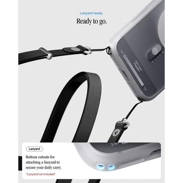 Spigen Mobilskal För iPhone 18 Pro/17 Pro Magsafe Ultra Hybrid Classic - Silver