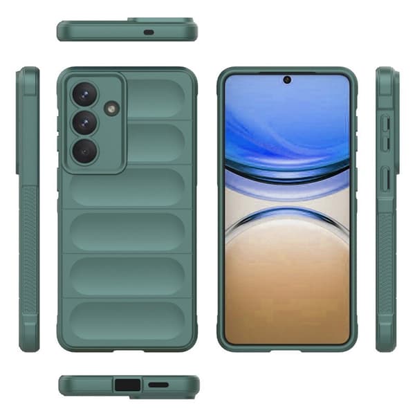 WANLONFENG Mobilskal för Samsung Galaxy S26 Plus TPU - Armgrön