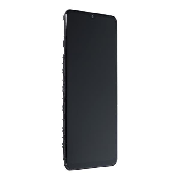 Galaxy A12 Skärm med LCD-display ORG Renoverad Svart