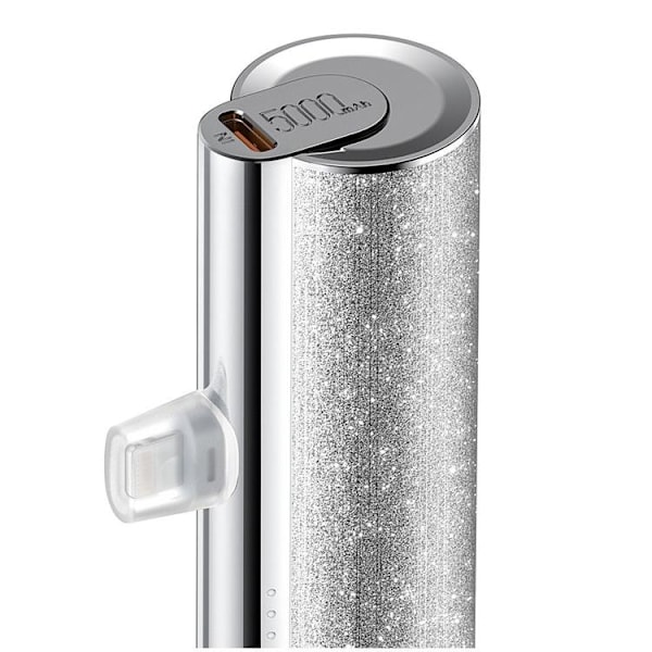 VEGER Powerbank 5000 mAh Lightning PD QC 3.0 2.4A 12W - Silver