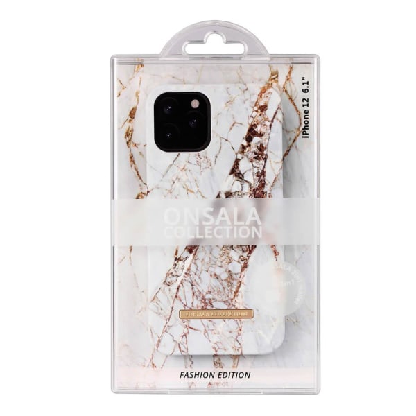 Onsala Mobilskal Soft White Rhino Marble iPhone 12 & 12 Pro