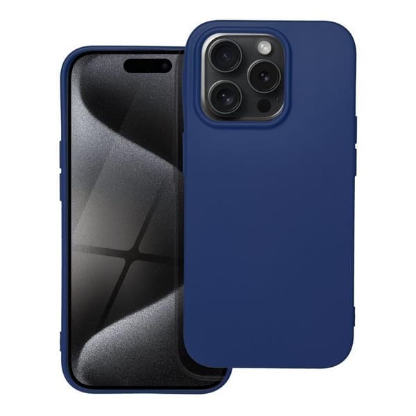 Mobilskal till iPhone 15 Pro Soft - Mörkblå Blå