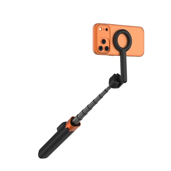 Tech-Protect Magsafe Bluetooth Selfie Stick Stativ L10S - Sort/Orange Orange