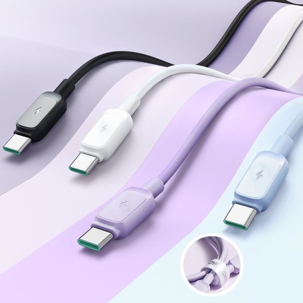 Joyroom USB-A–USB-C-kaapeli 3A 1,2 m - sininen