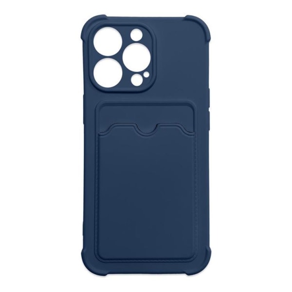 Panserkortholder cover iPhone 12 Pro - Blå