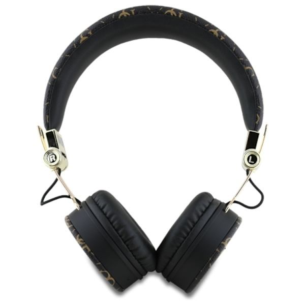 Guess Bluetooth On-Ear ENC Hörlurar 4G Triangle Round Shape Black