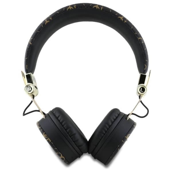 Guess Bluetooth On-Ear ENC Hörlurar 4G Triangle Round Shape Svart