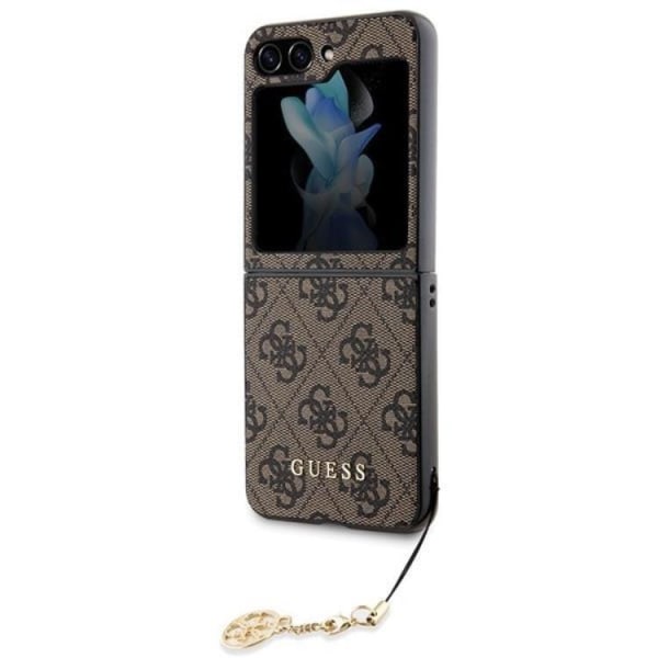 Guess Galaxy Z Flip 5 Mobile Cover 4G Charms Collection - ruskea