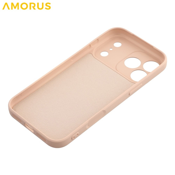 AMORUS Mobilskal till iPhone 17 Pro Max Precise Cutouts - Rosa Rosa