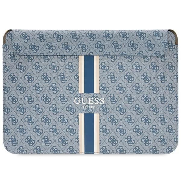 Guess Datorfodral 14'' Printed Stripes - Blå Blå