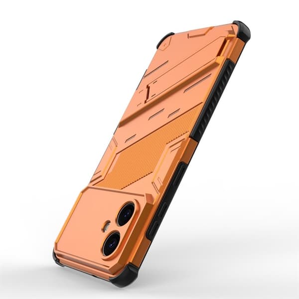 Mobilskal till Samsung Galaxy S26 Plus Plast Stötsäker Med Ställ - Orange